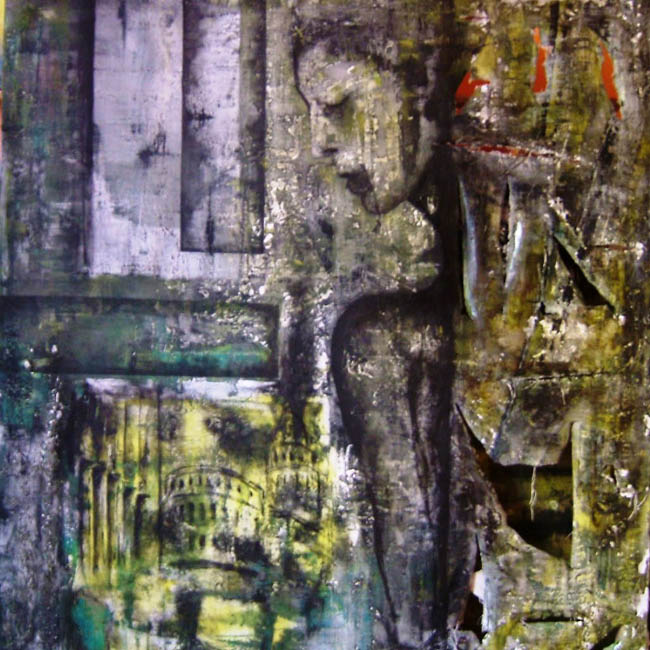 Pedro Fiol, La città perduta, 2006, 100x100 cm